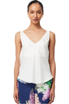 ONCE WAS DELRAY REVERSIBLE CUPRO CAMI - IVORY
