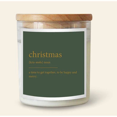DICTIONARY CHRISTMAS CANDLE - HUDSON VALLEY
