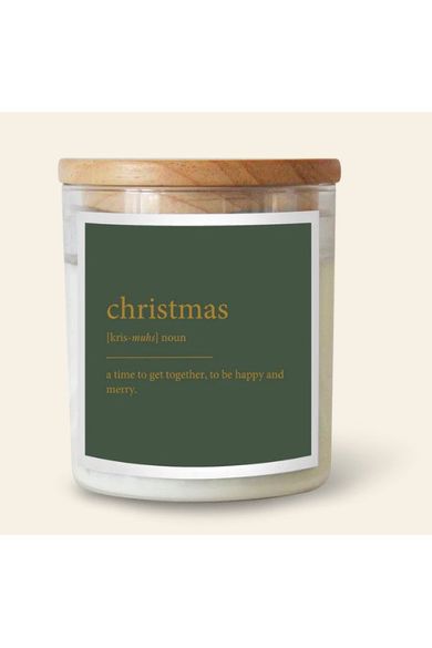 DICTIONARY CHRISTMAS CANDLE - HUDSON VALLEY