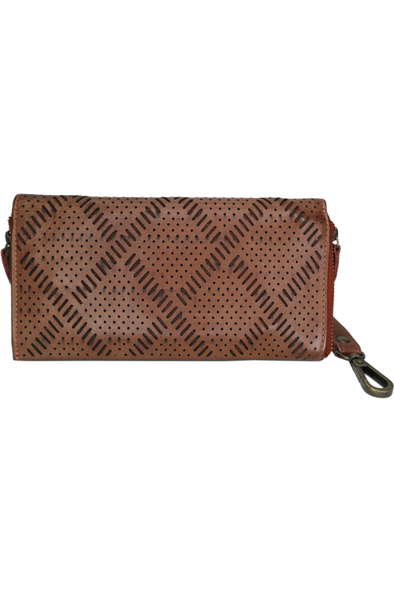 KOMPANERO CAPRI PHONE WALLET - COGNAC