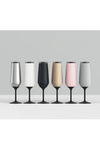 HUSKI CHAMPAGNE FLUTE - BLACK