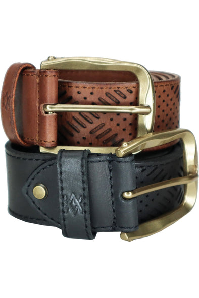 KOMPANERO CHICAGO BELT - COGNAC