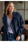 ELM CLEMENCE COAT - DK SAPPHIRE