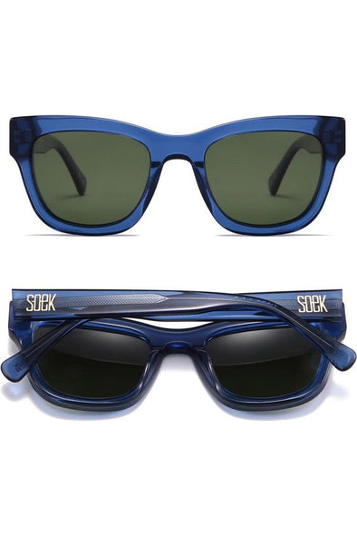 SOEK COLLIDE SUNGLASSES - COBALT