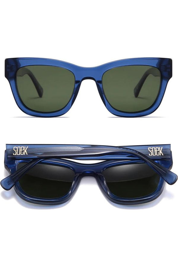 SOEK COLLIDE SUNGLASSES - COBALT