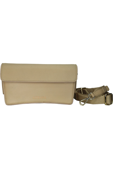 ADESSA BIELLA CROSSBODY BAG - NUDE