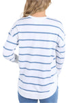 FOXWOOD FARRAH STRIPE LONG SLEEVE - BLUE