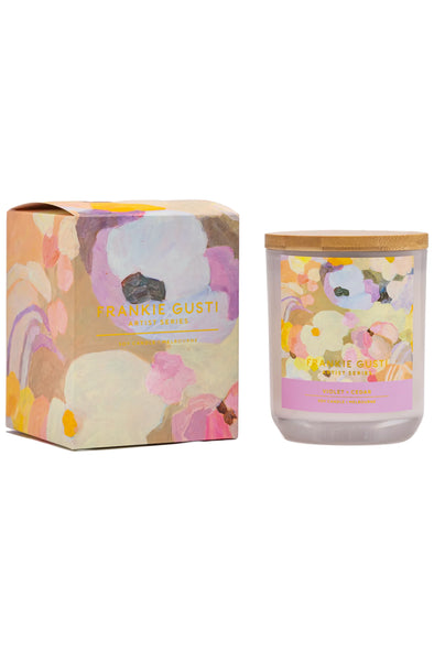 ARTIST SERIES CANDLE - VIOLET + CEDAR - JADE FISHER