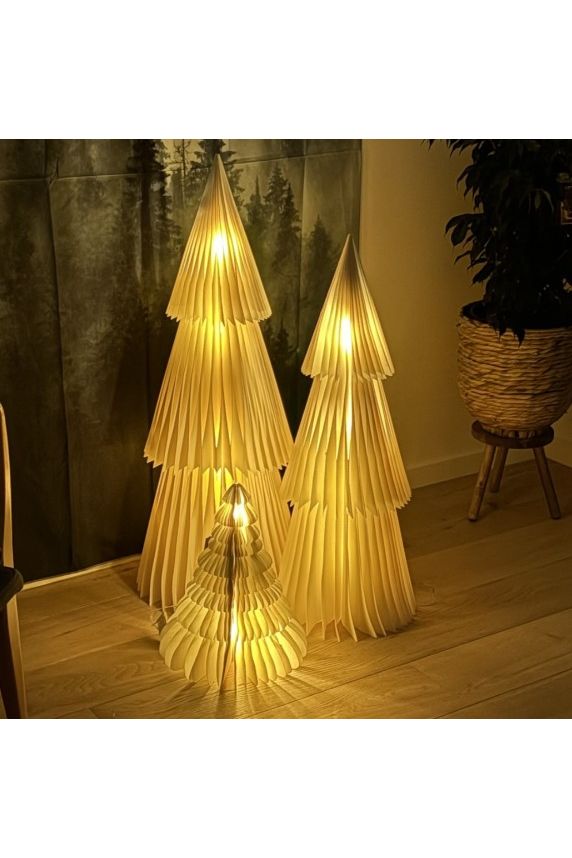DELUXE TREE TALL OFF WHITE LED - 95CM