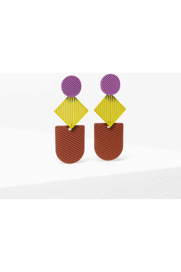 ELK OVEK EARRING - WISTERIA