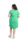 ELM AIDEN S/S DRESS - SPRING GREEN