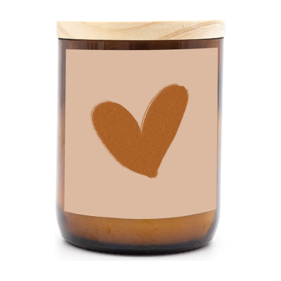EARTH ESSENTIALS CANDLE - WARM HEART CANDLE
