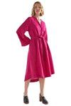 ELK ELEV SHIRT DRESS - BRIGHT PINK