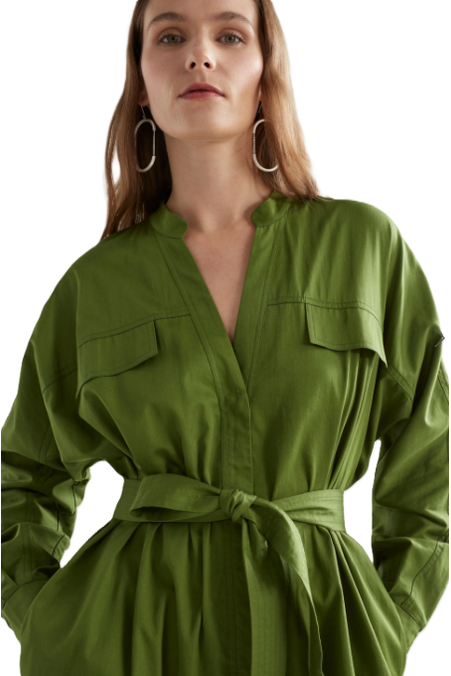 elk green dress Loving this new arrival from ELK Indi dress in Green Shutter yardage print with a peep back. Find it with this link: https://rubysix.co.nz/products/indi-dress-green-shutter-grid