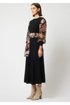 ONCE WAS EMPRESS WOOL KNIT DRESS - WINTER FLORAL