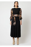 ONCE WAS EMPRESS WOOL KNIT DRESS - WINTER FLORAL