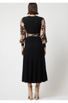 ONCE WAS EMPRESS WOOL KNIT DRESS - WINTER FLORAL