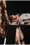 ONCE WAS EMPRESS WOOL KNIT DRESS - WINTER FLORAL
