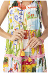 ERICA SLEEVELESS DRESS - TROPICAL BAY