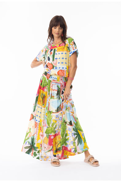 ERICA SKIRT - TROPICAL BAY