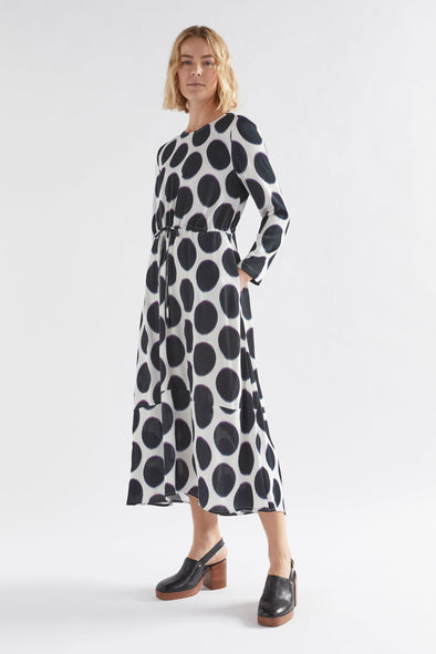 ELK ERO DRESS - SOFT SPOT PRINT