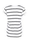 FOXWOOD MANLY STRIPE TEE - BLACK+WHITE