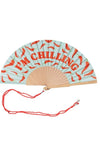 HAND FAN W/GIFT BOX - I'M CHILLING