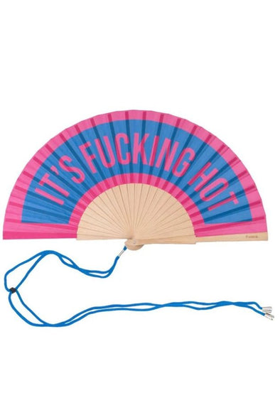 HAND FAN W/GIFT BOX - IT'S FUCKING HOT