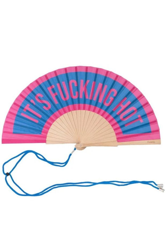 HAND FAN W/GIFT BOX - IT'S FUCKING HOT
