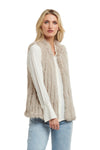 365 DAYS FAUX FUR VEST - STONE