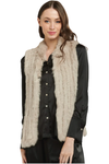 365 DAYS FAUX FUR VEST - STONE