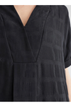 ELK FLEKKE DRESS - BLACK