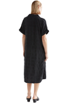 ELK FLEKKE DRESS - BLACK