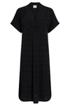 ELK FLEKKE DRESS - BLACK