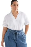 ELK FLEKKE SHIRT - WHITE