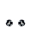 RILEY BURNETT BUTTON STUD EARRINGS - LENNOX NIGHTS