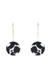 RILEY BURNETT BUTTON DROP EARRINGS - LENNOX NIGHTS