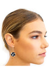 RILEY BURNETT BUTTON DROP EARRINGS - LENNOX NIGHTS