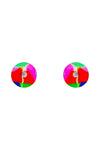 RILEY BURNETT BUTTON STUD EARRINGS - LENNOX NIGHTS