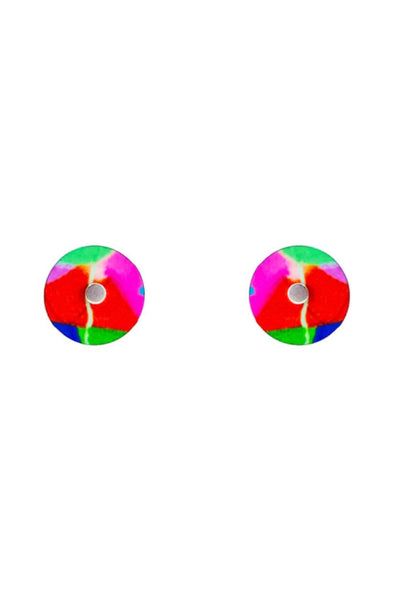 RILEY BURNETT BUTTON STUD EARRINGS - LENNOX NIGHTS