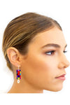 RILEY BURNETT EGYPT EARRINGS - MIDNIGHT FIESTA