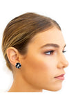 RILEY BURNETT BUTTON STUD EARRINGS - LENNOX NIGHTS