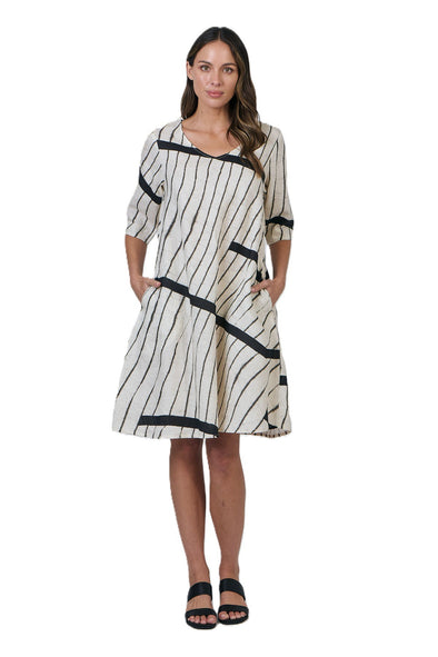 NATURALS LINEN DRESS - ISOBARS