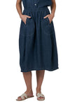 NATURALS BALLOON SKIRT - POSEIDON