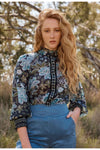 ONCE WAS KNOX COTTON SILK SHIRT - DAHLIA FIELDS