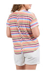 ELM GELATO TEE - MULTI STRIPE