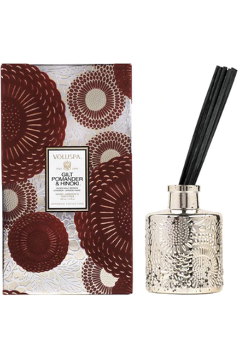VOLUSPA GILT POMANDER & HINOKI DIFFUSER