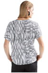 ELK HAKI S/S TEE - WHITE LINE PRINT