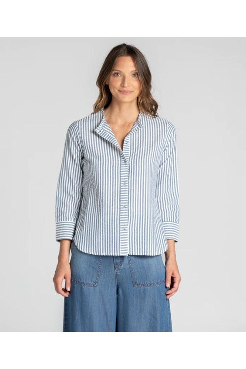 BOOM SHANKAR HAZEL SHIRT - SEERSUCK STRIPE