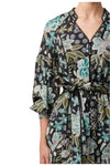 ONCE WAS EMERSYN LINEN VISCOSE DRESS - DAHLIA FIELDS